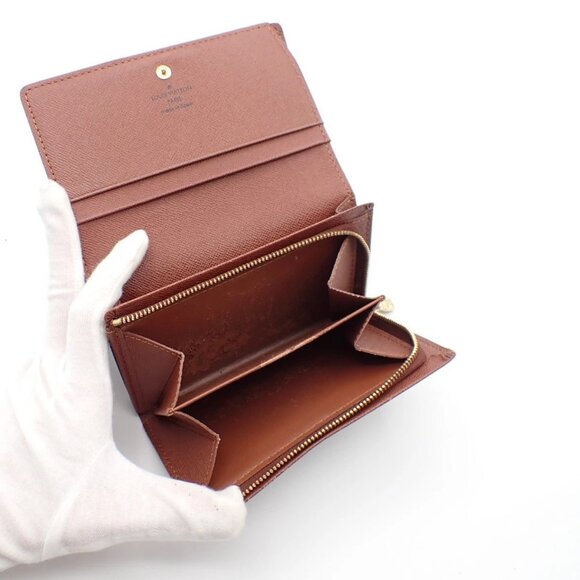 LOUIS VUITTON Porte Monnaie Billets Tresor Wallet Monogram Brown M61730 02EF437 - Picture 11 of 16